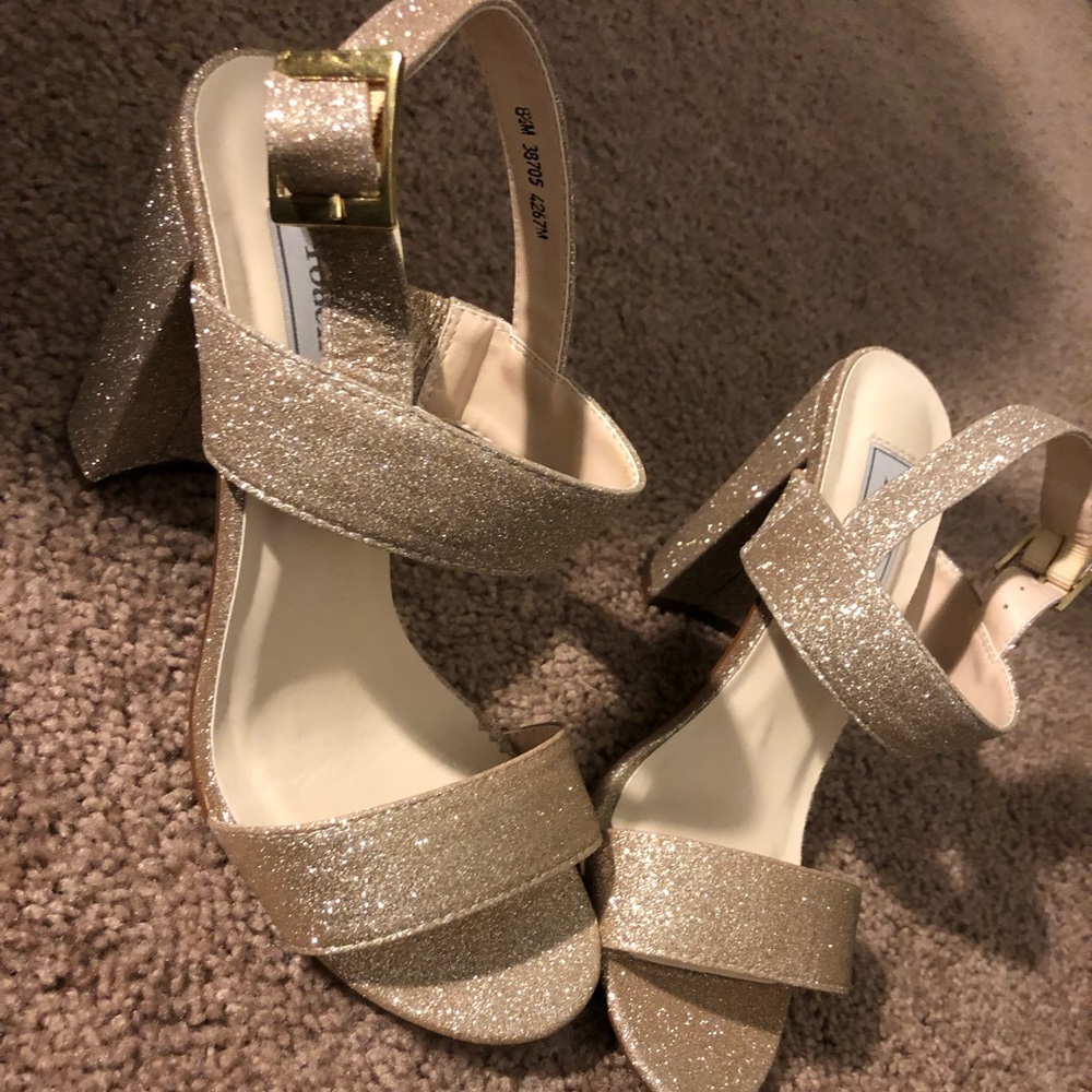 Champagne heels